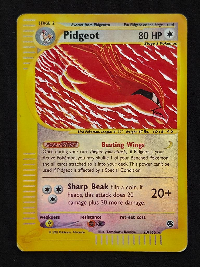 Pidgeot EX 23 Expedition Base Set, Ophalen of Verzenden, Zo goed als nieuw