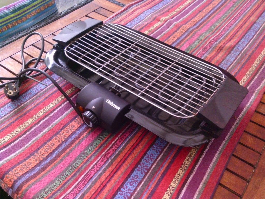 Elektrische BBQ tafelgrill, Ophalen of Verzenden, Zo goed als nieuw, Tafelgrill