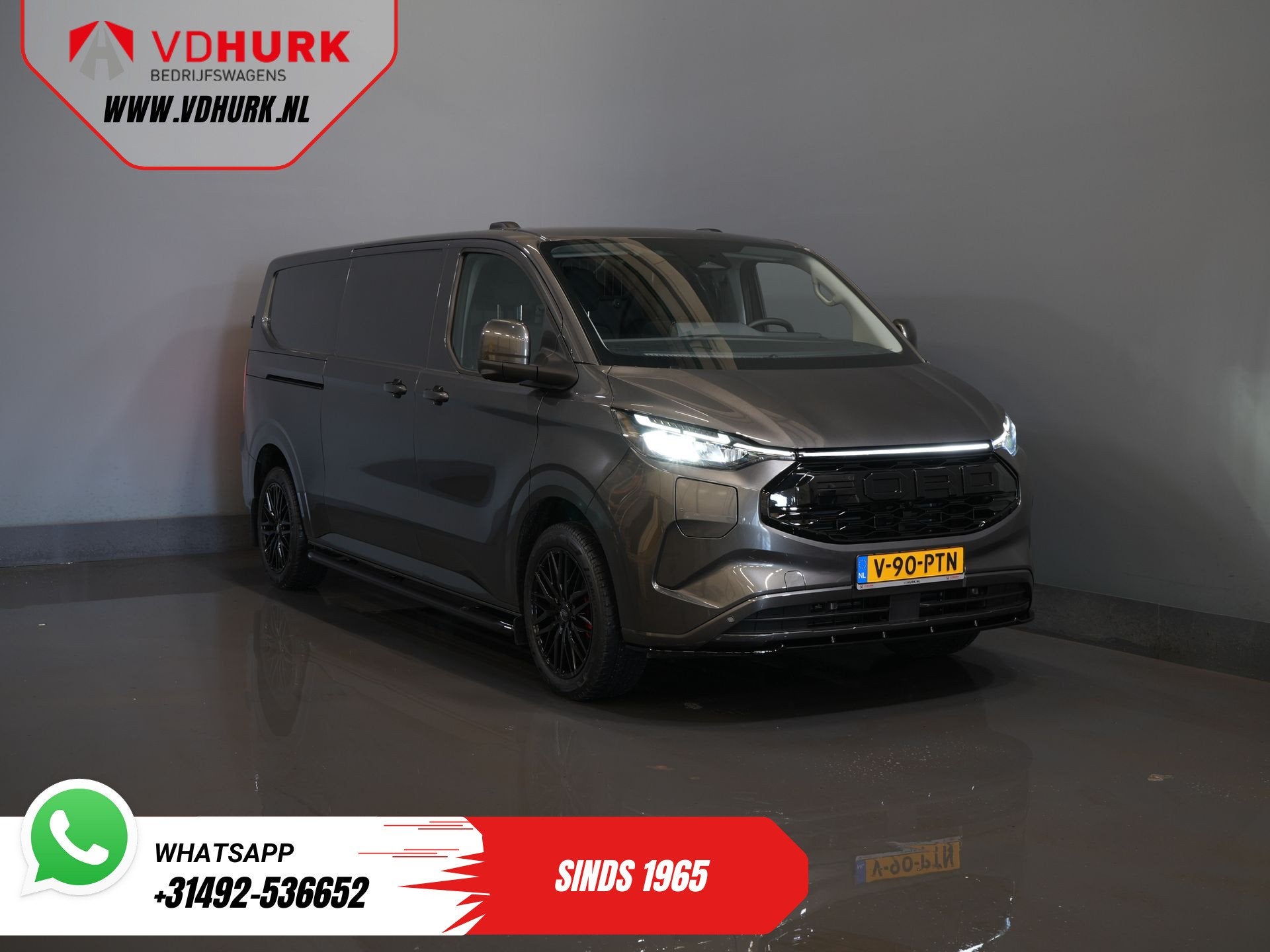 Ford E-Transit Custom L2 Limited 330 km WLTP LED/ Adapt.Crui, Auto's, Bestelauto's, Automaat, 330 km, Gebruikt, 71 kWh
