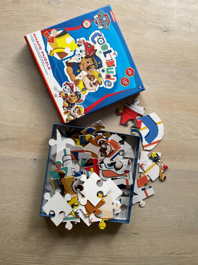 Paw Patrol Vorm Puzzel - 53 Stukjes, Ophalen of Verzenden, Meer dan 50 stukjes, Zo goed als nieuw, 4 tot 6 jaar