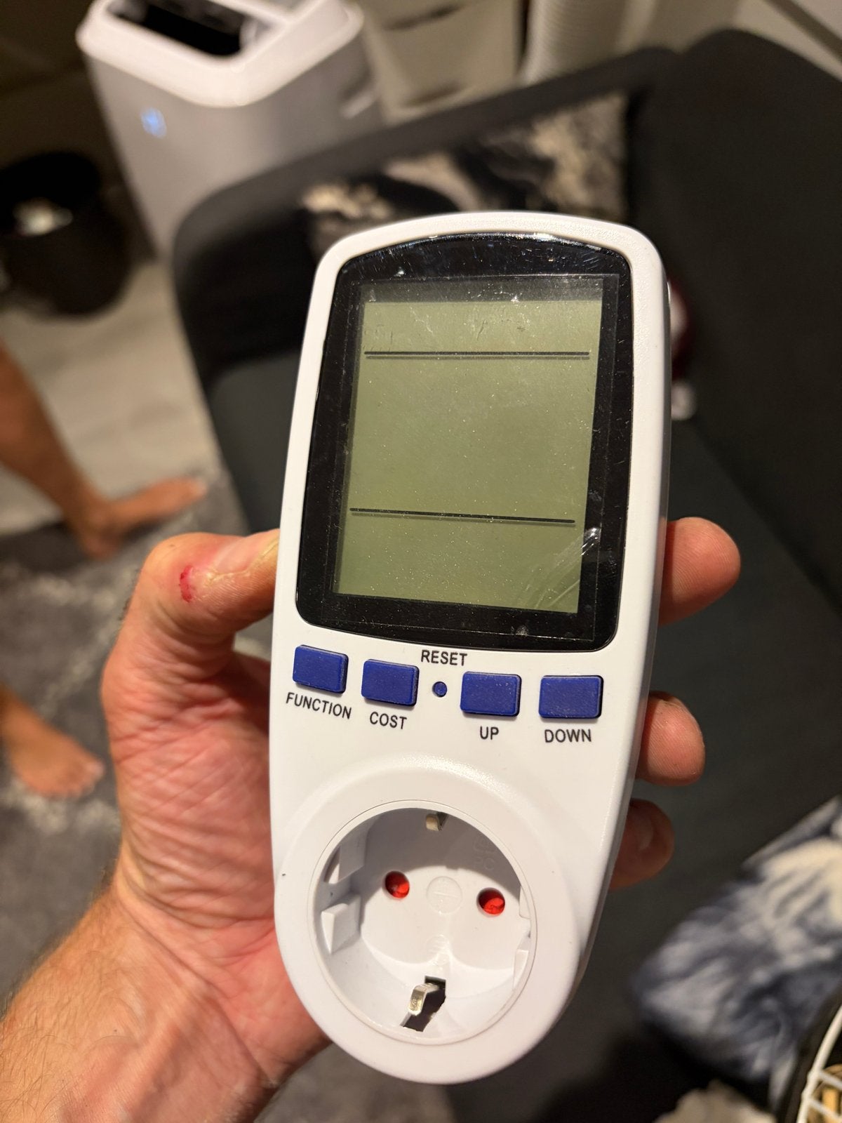 Energieverbruiksmeter - PM01 - Meet stroomverbruik, Ophalen of Verzenden, Gebruikt, Elektriciteit