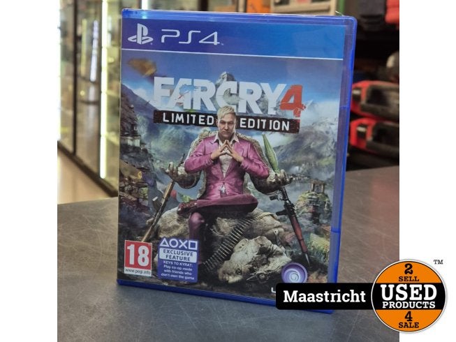 PS4 Game | Far Cry 4, Ubisoft, Zo goed als nieuw, Support@ubisoft.com, 28 Rue Armand Carrel
93100 Montreuil
France