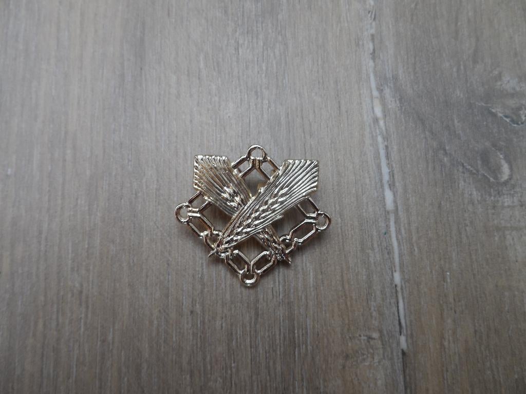 Kraagembleem Intendance embleem 1x nw, Verzamelen, Militaria | Algemeen, Ophalen of Verzenden, Landmacht, Nederland, Embleem of Badge