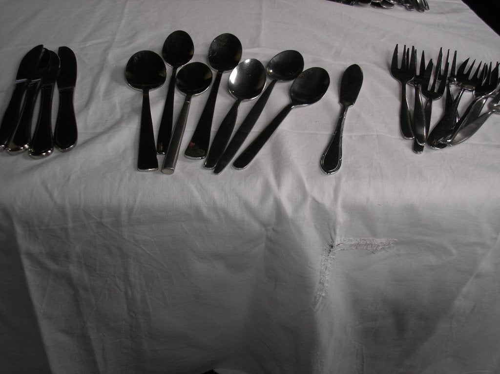 Bestek - lepels - vorken enz ., Ophalen of Verzenden, Rvs of Chroom