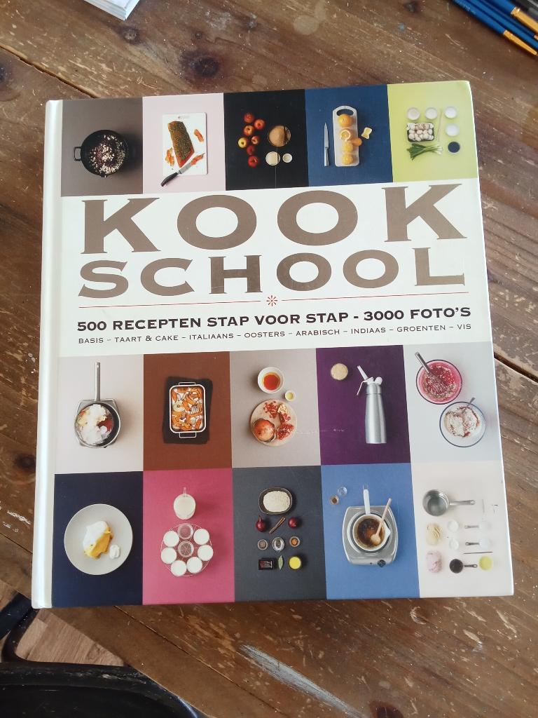 Kookboek de kookschool, Boeken, Ophalen, Zo goed als nieuw, Overige gebieden, Tapas, Hapjes en Dim Sum