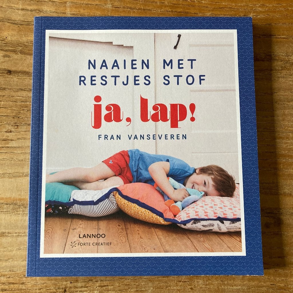 Fran Vanseveren - Ja, lap! - naaien met restjes stof, Boeken, Fran Vanseveren, Ophalen of Verzenden, Zo goed als nieuw, Borduren en Naaien