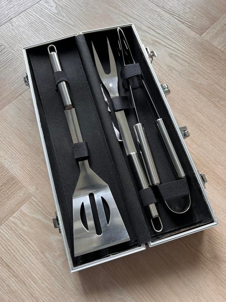 Bbq set in koffertje nieuw, Ophalen of Verzenden, Nieuw