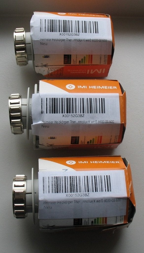 Thermostaatknoppen, Ophalen of Verzenden, Zo goed als nieuw