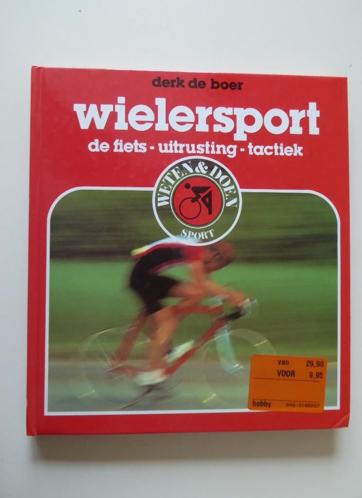 293... wielersport ; derk de boer, Ophalen of Verzenden, Zo goed als nieuw, Watersport en Hengelsport