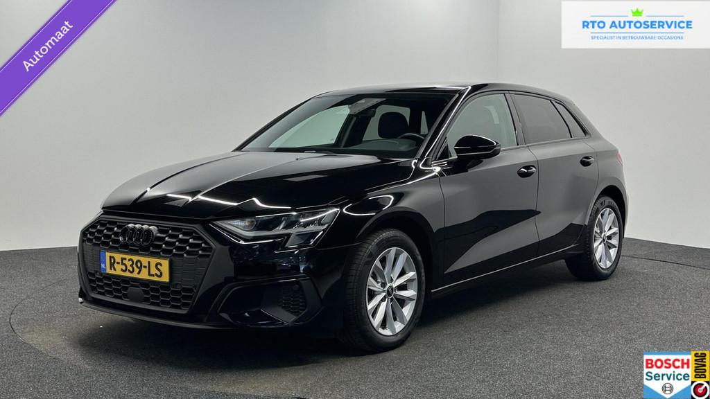 Audi A3 Sportback 30 TFSI Pro Line CAMERA NAVI CARPLAY ADAPT, Stof, Gebruikt, Met garantie (alle), Zwart