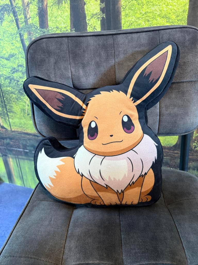 Pokémon Kussens: Pikachu en Eevee, Ophalen of Verzenden, Zo goed als nieuw, Overige typen