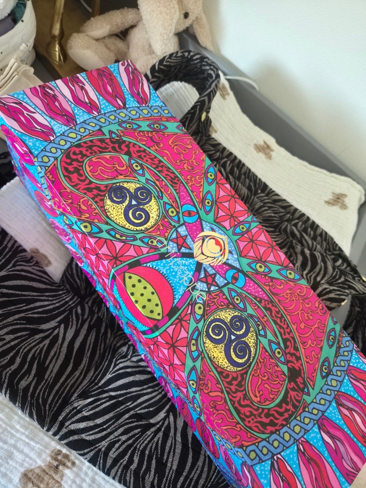 Artipoppe Draagzak Zebraprint - Zo goed als nieuw, Kinderen en Baby's, Babydragers en Draagdoeken, Buik of Rug, Zo goed als nieuw