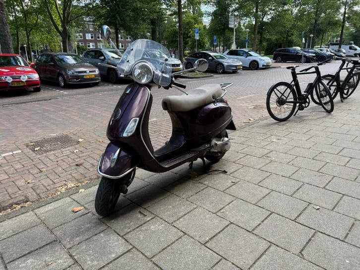 Vespa LX125 met Malossi 200cc blok en alarm, Fietsen en Brommers, Scooters | Vespa, Ophalen, Gebruikt, Maximaal 45 km/u, Benzine