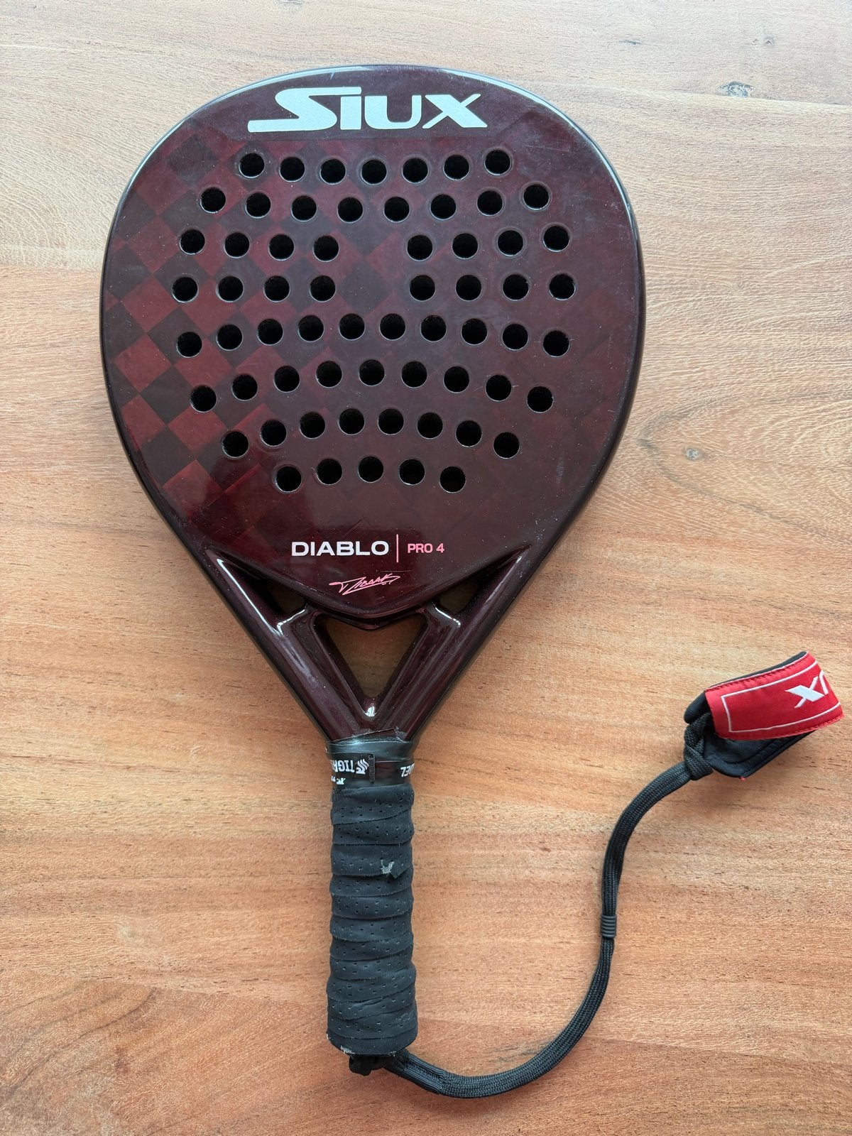 Siux Diablo Pro 4 Padelracket - Heel goed, Sport en Fitness, Ophalen of Verzenden, Gebruikt, Padelracket