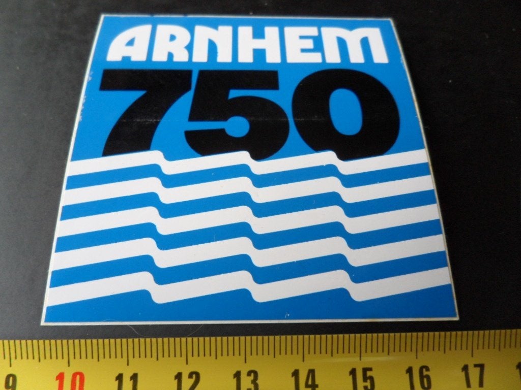 sticker Arnhem 750  Heineken bier, Ophalen, Zo goed als nieuw