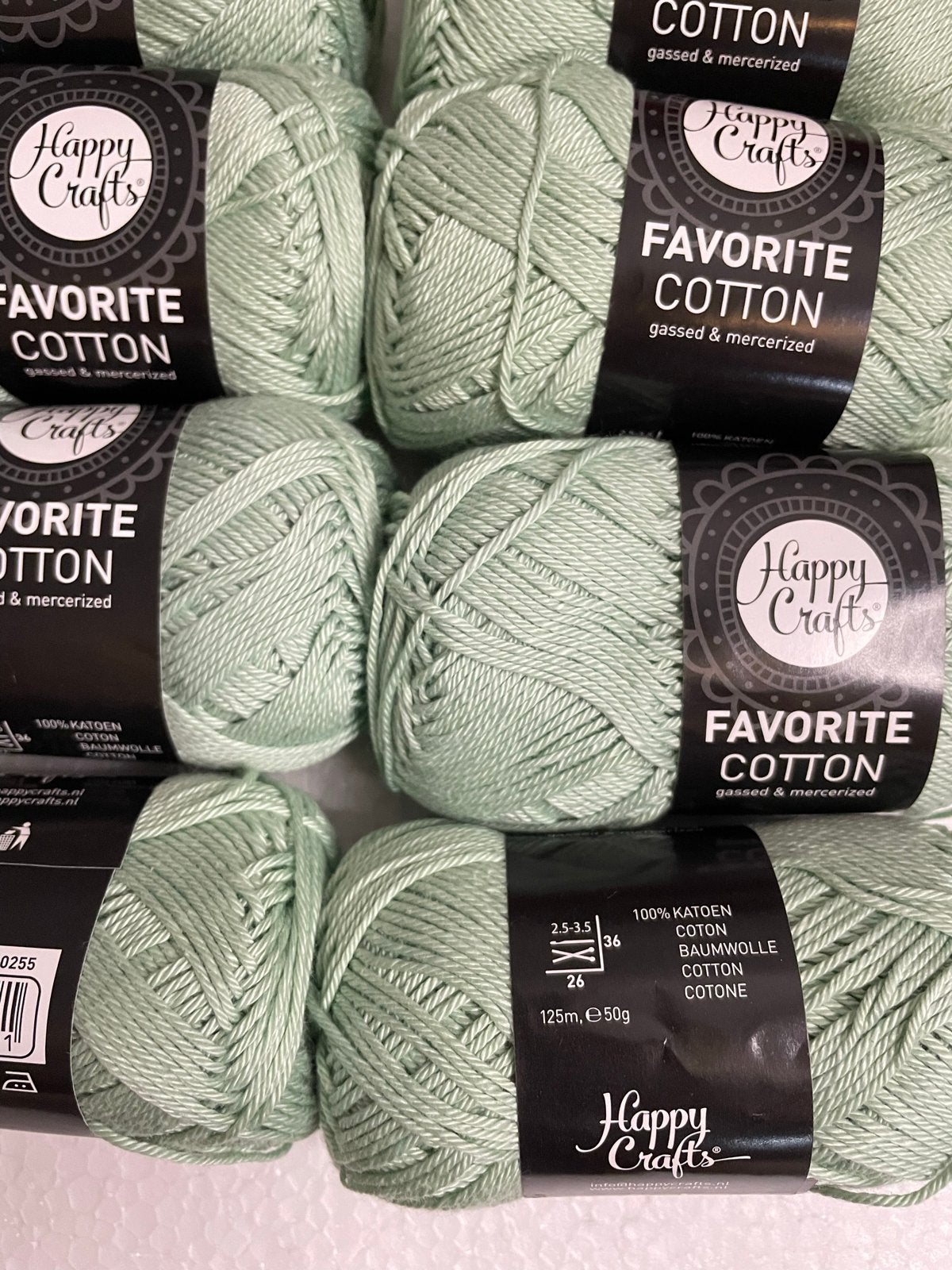 Happy Crafts Favorite Cotton - Katoen Garen (Kleur 133), -, Breien of Haken, -, Nieuw