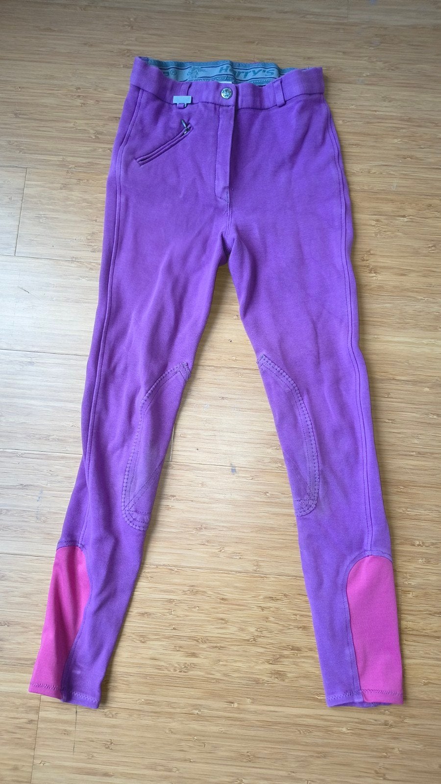 Harry's Horse paardrijbroek maat 164, Dieren en Toebehoren, Ritssluiting, Kinderen, Dressuur, Paars