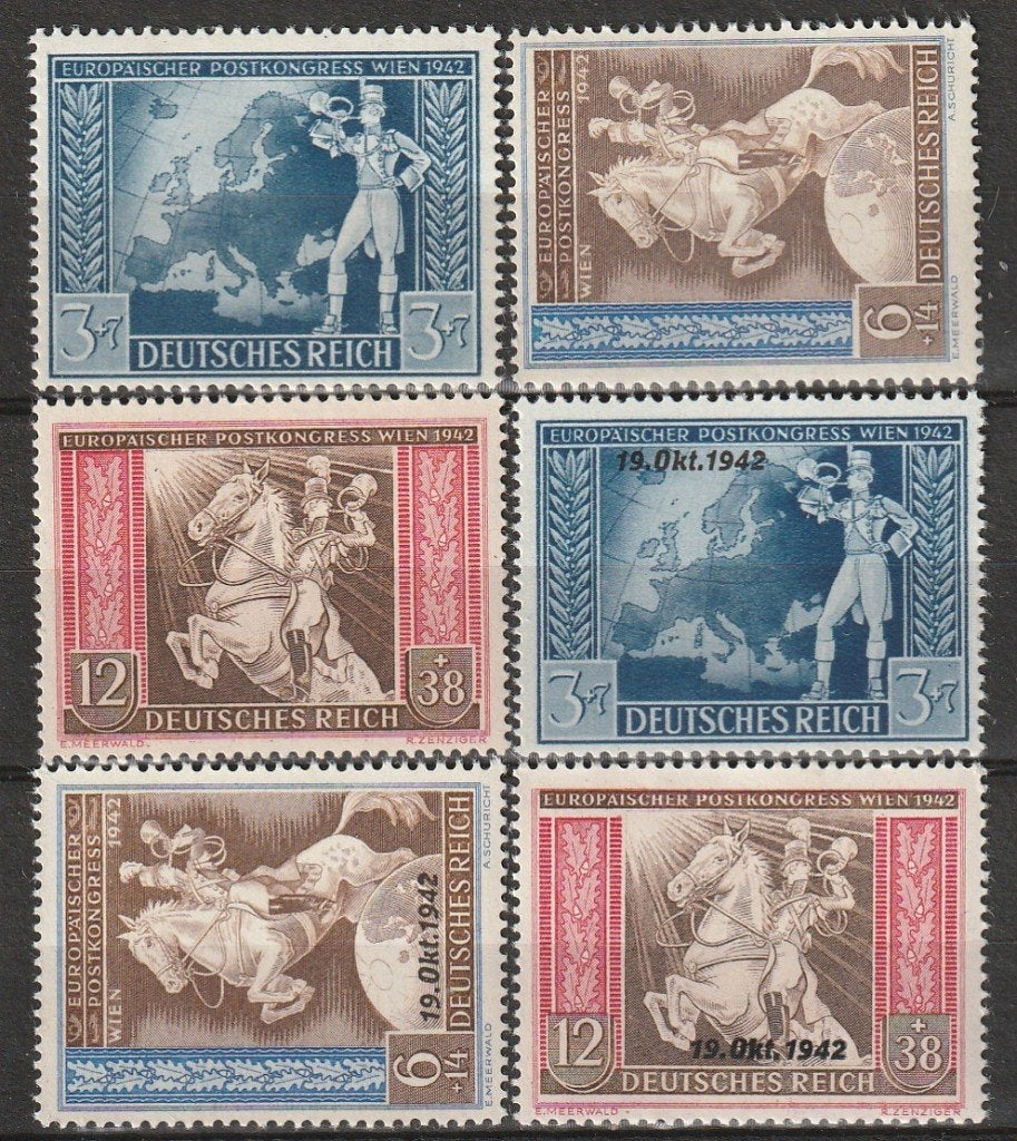 Duitse Rijk Minr 820/5 postfris, Ophalen of Verzenden, Duitse Keizerrijk, Postfris
