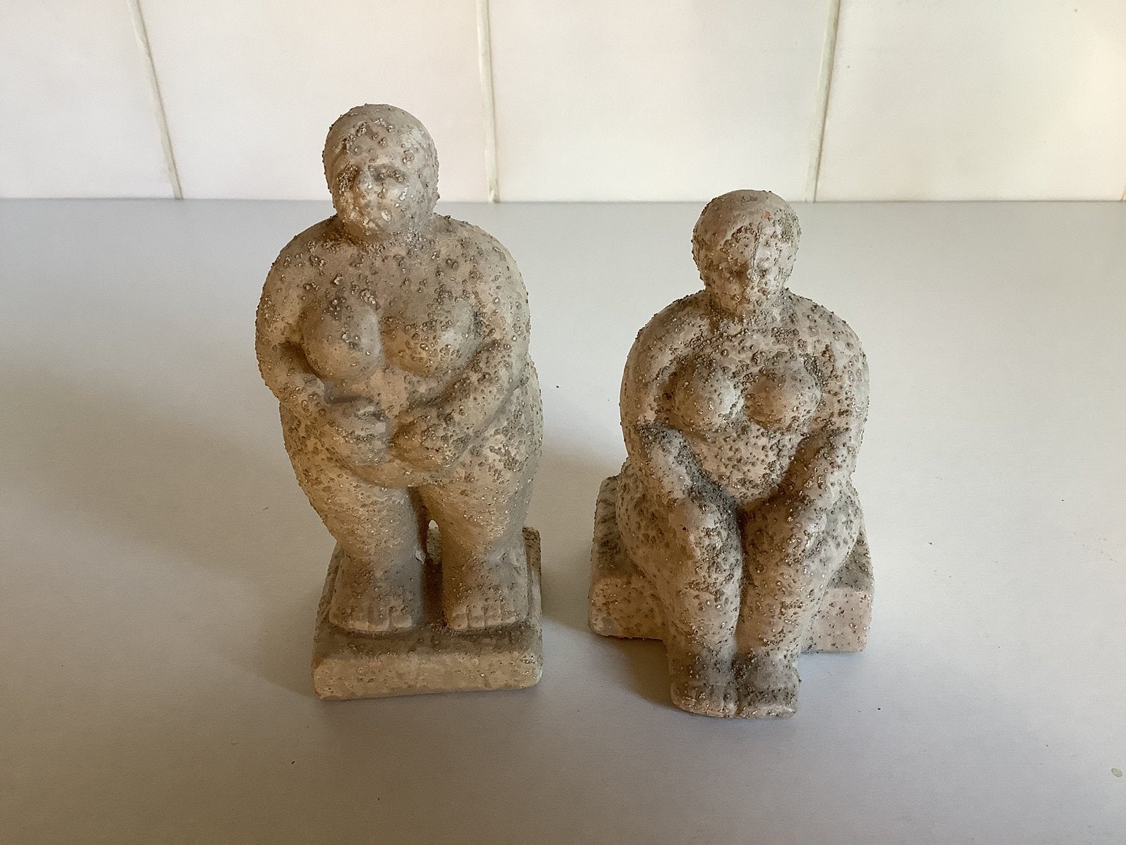 Vintage beeldjes ‘Dikke Dames’, Ophalen of Verzenden, Zo goed als nieuw