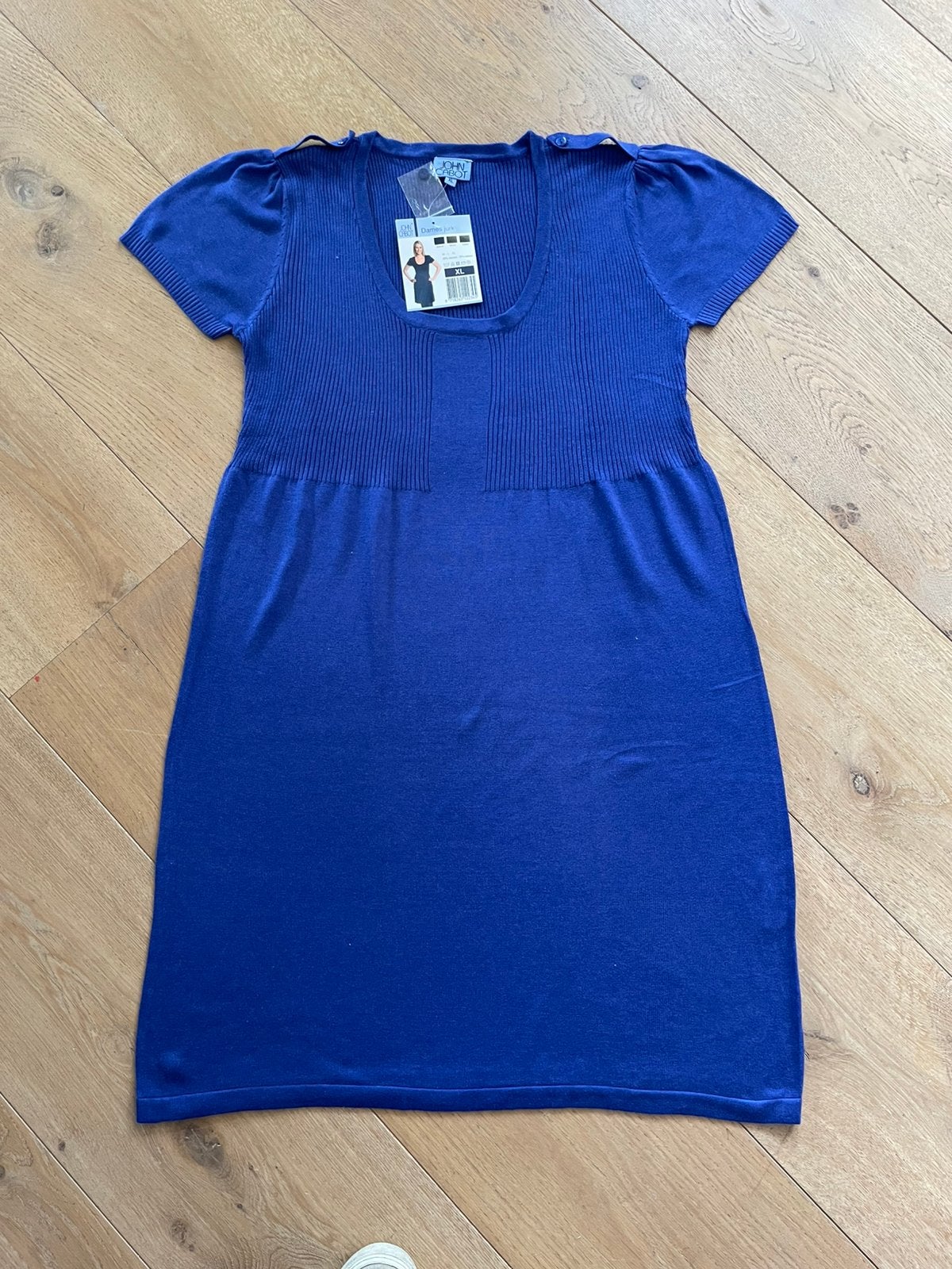 Jurk (maat XL) NIEUW!, Blauw, Maat 46/48 (XL) of groter, Nieuw, Ophalen of Verzenden