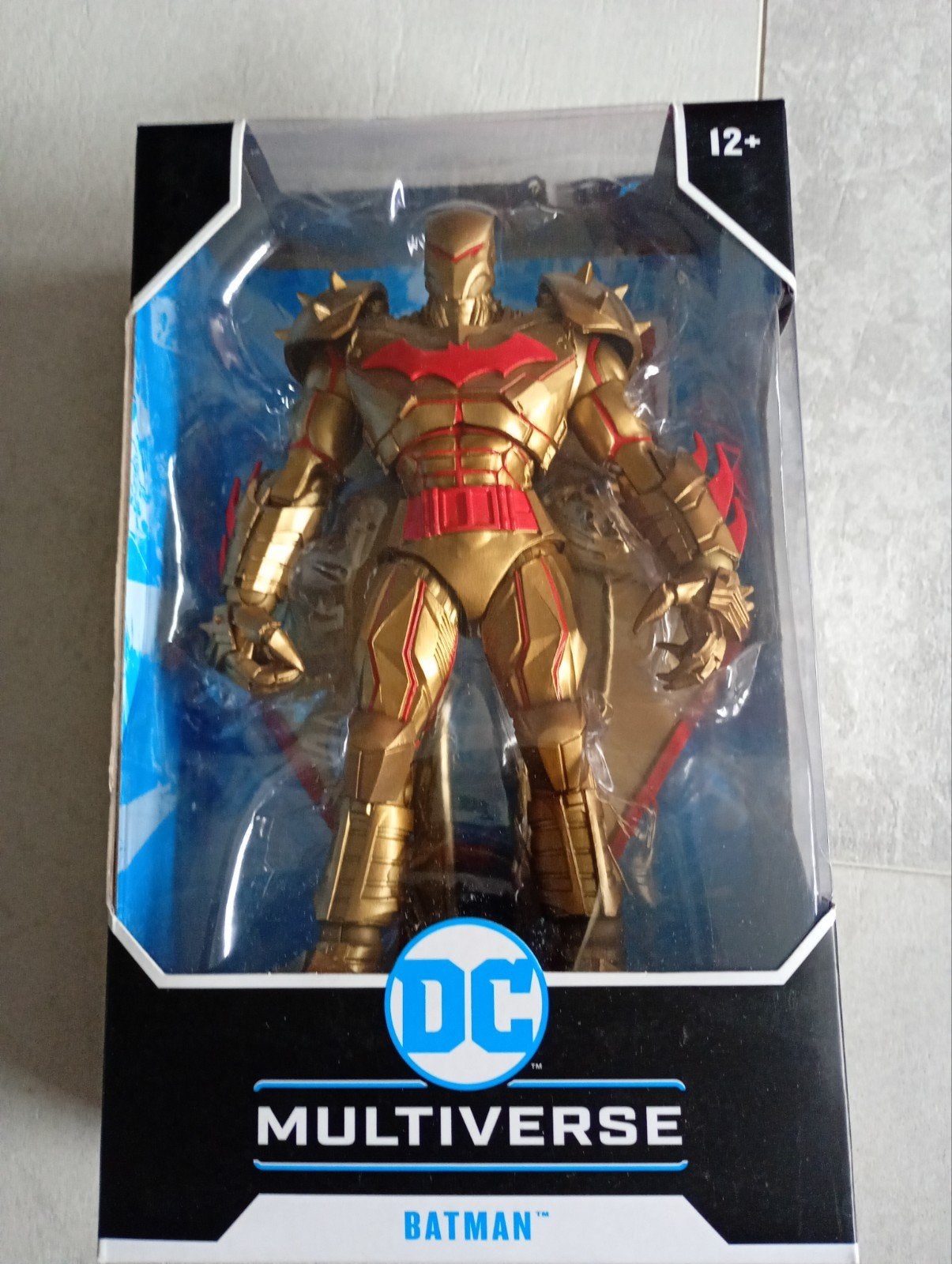 Mc Farlane Batman Hellbat Gold edition 7 inch, Ophalen of Verzenden, Zo goed als nieuw