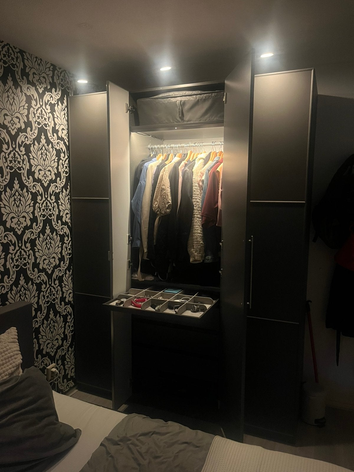 Ikea kast Meräker 1.75 breed,1 jaar oud koste €1200!!!!, Ophalen, Zo goed als nieuw, 50 tot 75 cm, Minder dan 100 cm