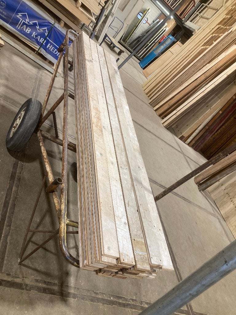 Vloerdelen / dakbeschot, Doe-het-zelf en Verbouw, Hout en Planken, Ophalen, Gebruikt, Minder dan 25 mm, Grenen