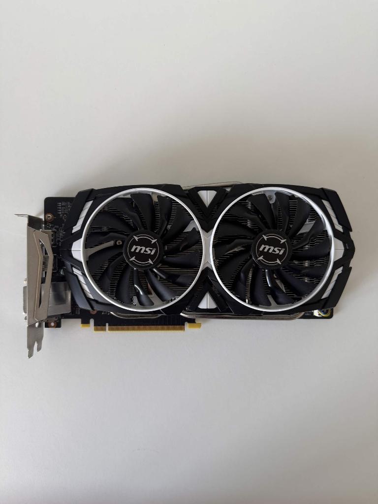 MSI GeForce GTX 1060 ARMOR 6G OCV1 Grafische Kaart, Computers en Software, Videokaarten, Zo goed als nieuw, Nvidia, PCI-Express 3.0
