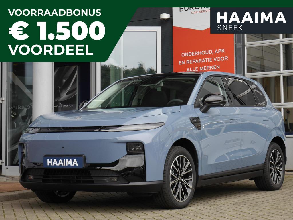 Leapmotor B10 Design ProMax 67.1 kWh | Wltp 434km | 750kg tr, Auto's, Leapmotor, Achterwielaandrijving, 750 kg, Blauw, 1820 kg