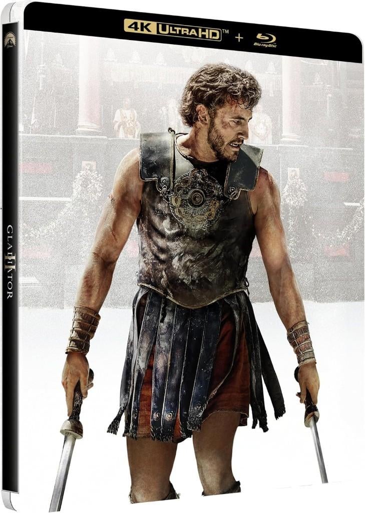 Gladiator II 4K Steelbook NLO 4K375988, Cd's en Dvd's, Blu-ray, Ophalen of Verzenden, Nieuw in verpakking, Actie