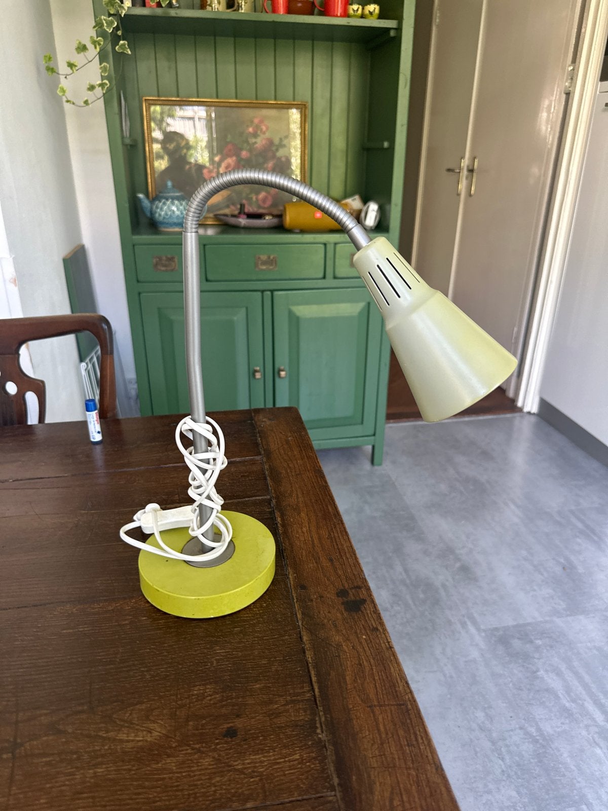 IKEA Kvart Bureaulamp - Verstelbaar, Groen, Ophalen, Bureaulamp, Gebruikt, Groen