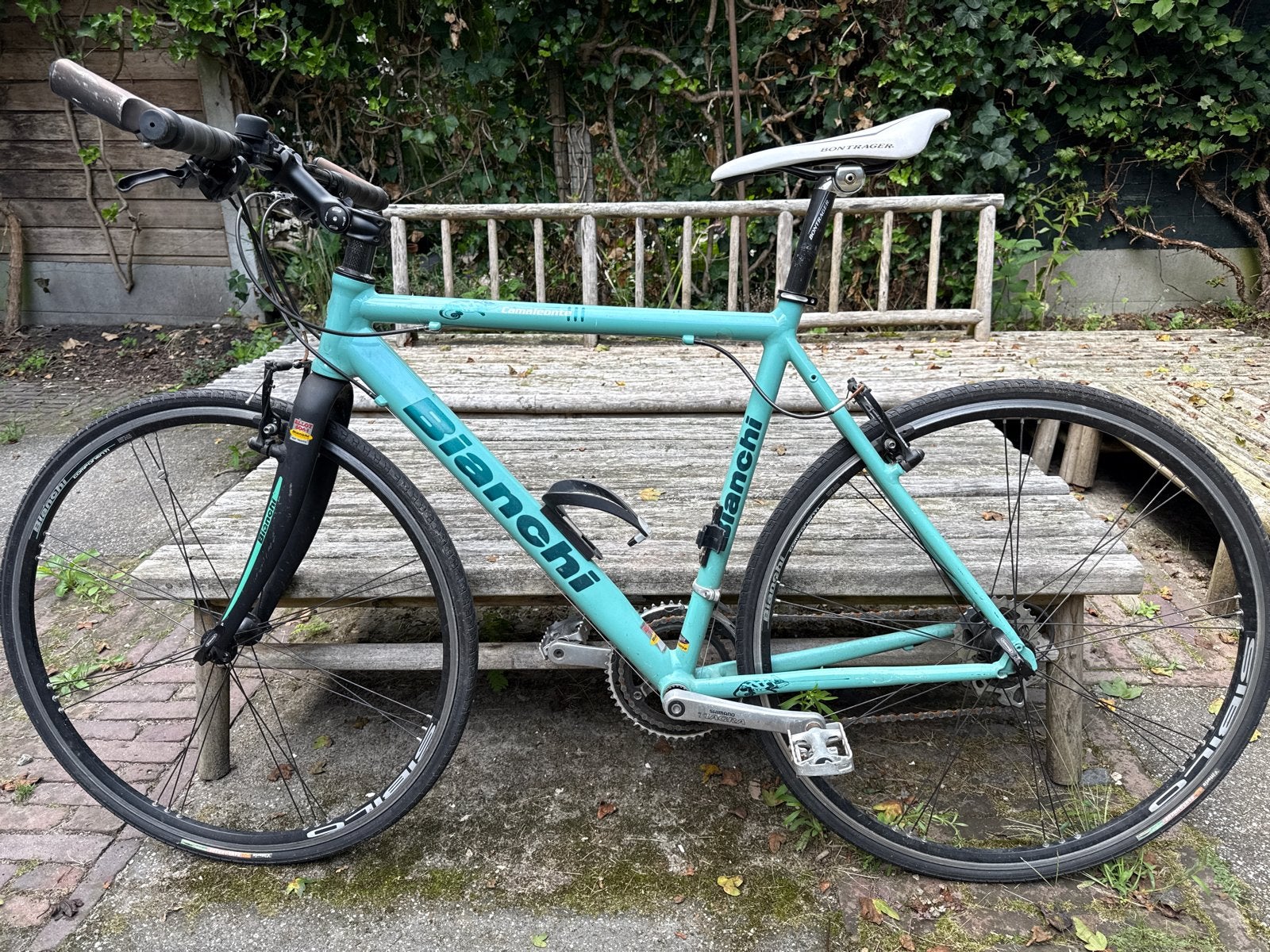 Bianchi racefiets, Fietsen en Brommers, 28 inch, Gebruikt, Meer dan 20 versnellingen, 53 tot 57 cm