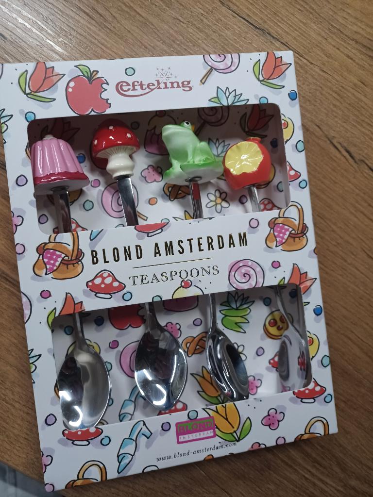 Blond Amsterdam Efteling theelepel set - NIEUW, Verzamelen, Ophalen of Verzenden, Nieuw, Gebruiksvoorwerp