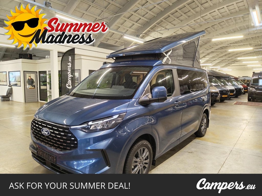 Ford Nugget L1 Titanium 170PK A8 Automaat, Automaat, Buscamper of Camperbus, Airconditioning, Bedrijf