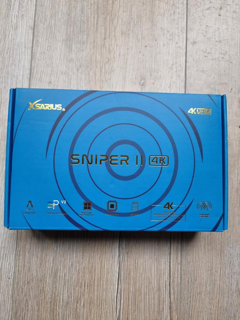 XSARIUS Sniper II 4K Decoder met afstandsbediening, Ophalen of Verzenden, Zo goed als nieuw, Decoder