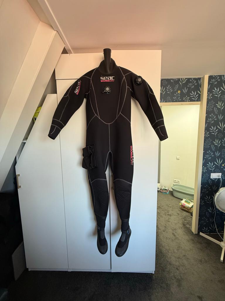 Seac Warmdry droogpak - Maat M, Ophalen, Zo goed als nieuw, Duikpak