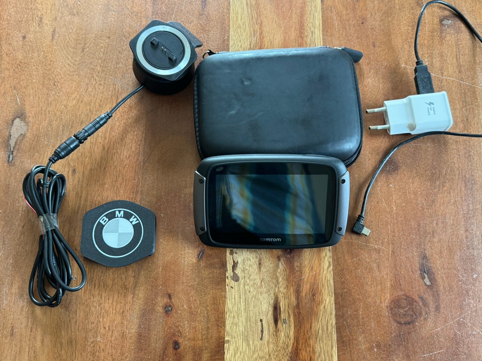 Tomtom rider 550 lifetime maps compleet set, Motoren, Ophalen of Verzenden, Zo goed als nieuw