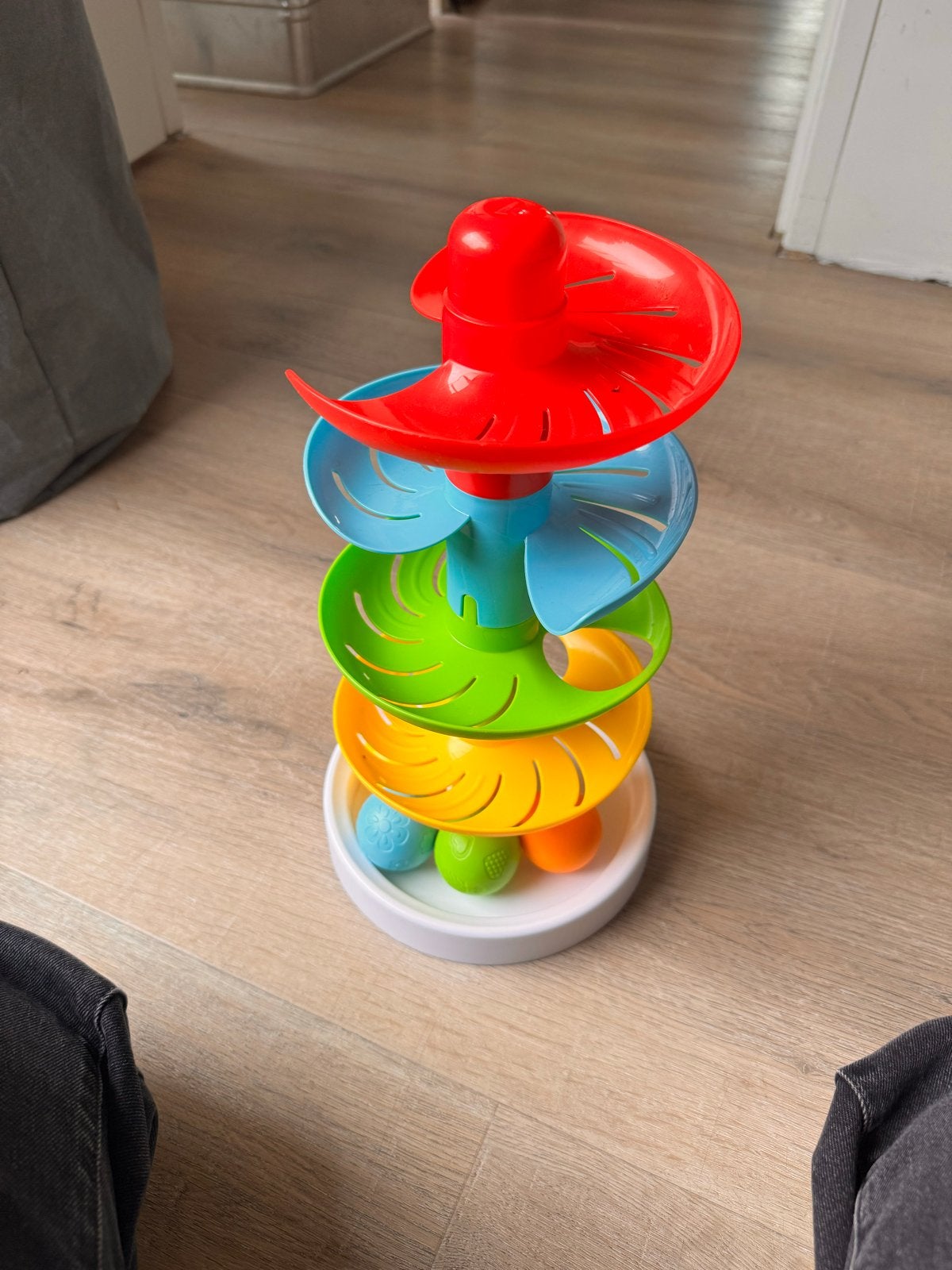 Ballenbaan met 4 ballen, Ophalen of Verzenden, Gebruikt, Overige typen