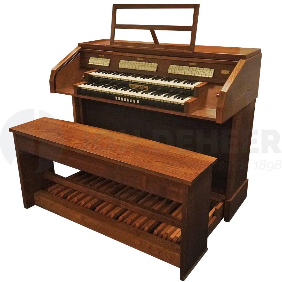 Eminent DCS370 Occasion Orgel Donker Eiken Orgel, 2 klavieren, Gebruikt, Eminent Orgelbouw BV, Ophalen of Verzenden