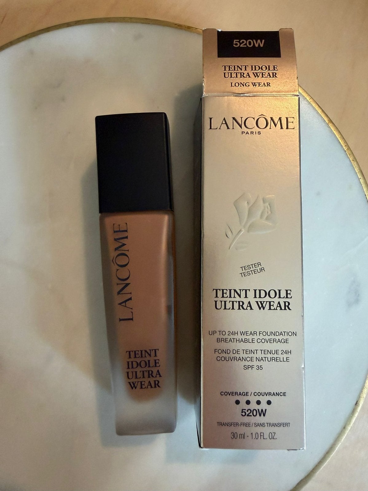 Lancôme Teint Idole Ultra Wear Foundation 520W Nieuw, Overige kleuren, Gehele gezicht, Nieuw, Ophalen of Verzenden