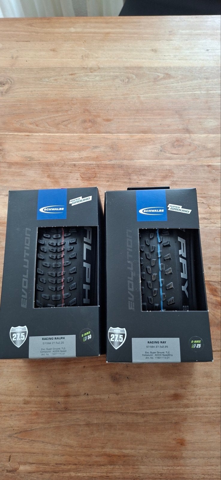 Schwalbe Racing Ralph & Racing Ray 27.5x2.25 MTB banden, Band, Schwalbe, Ophalen of Verzenden, Rubber