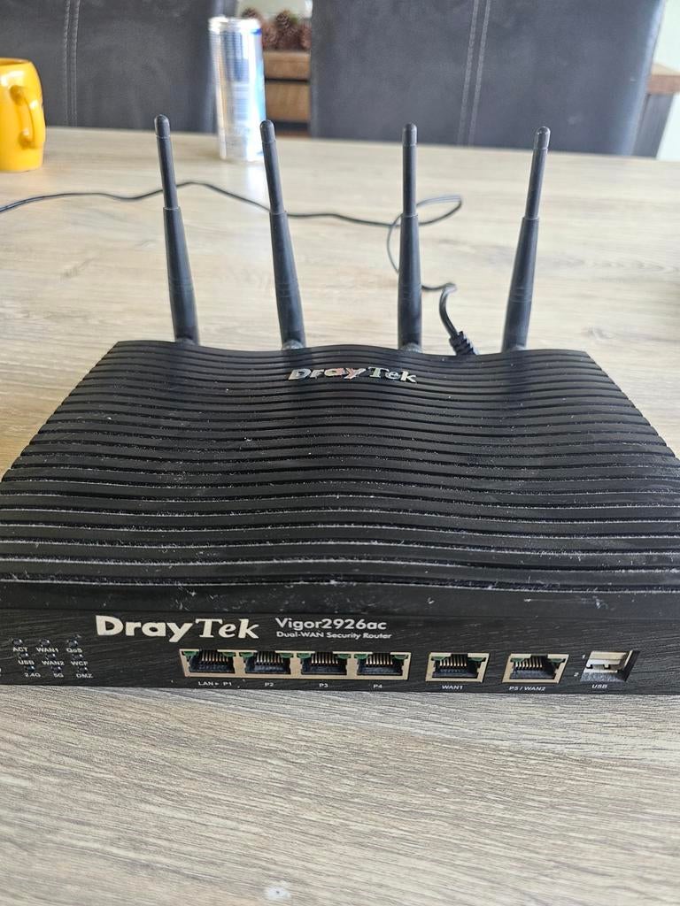 DrayTek Vigor2926ac Dual-WAN Security Router, Computers en Software, Ophalen of Verzenden, Gebruikt, Router, DrayTek