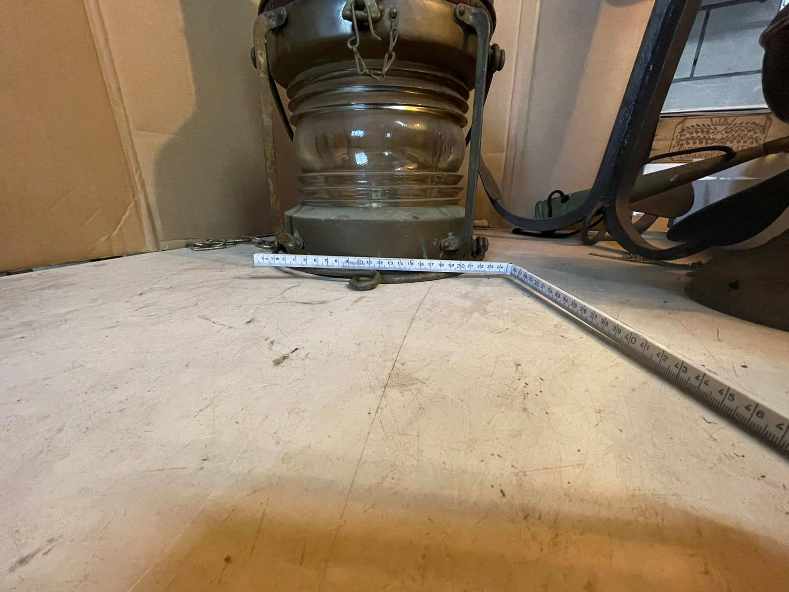 Antieke Scheepslamp, Antiek en Kunst, Antiek | Lampen, Ophalen