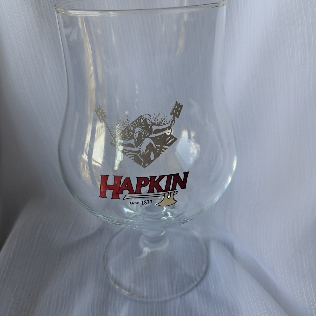 HAPKIN bier glas, Verzamelen, Ophalen of Verzenden, Zo goed als nieuw, Bierglas