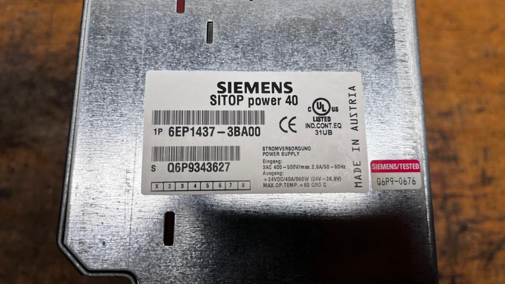 Siemens SITOP Power 40 Voeding 6EP1437-3BA00, Ophalen of Verzenden