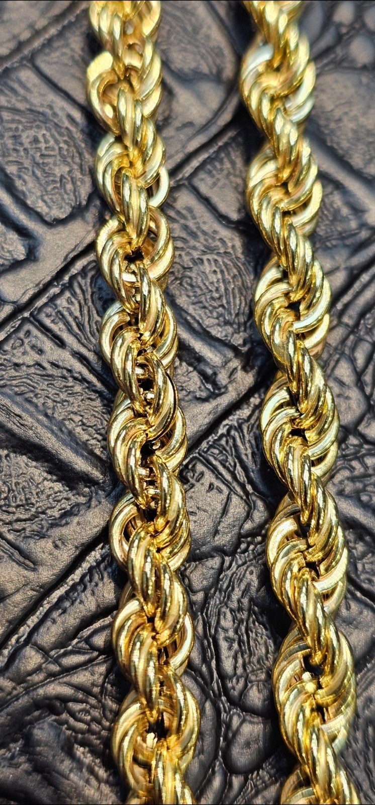 Prachtige ropchain 14k gouden ketting 6mm, Ophalen of Verzenden, Nieuw, Goud, Goud