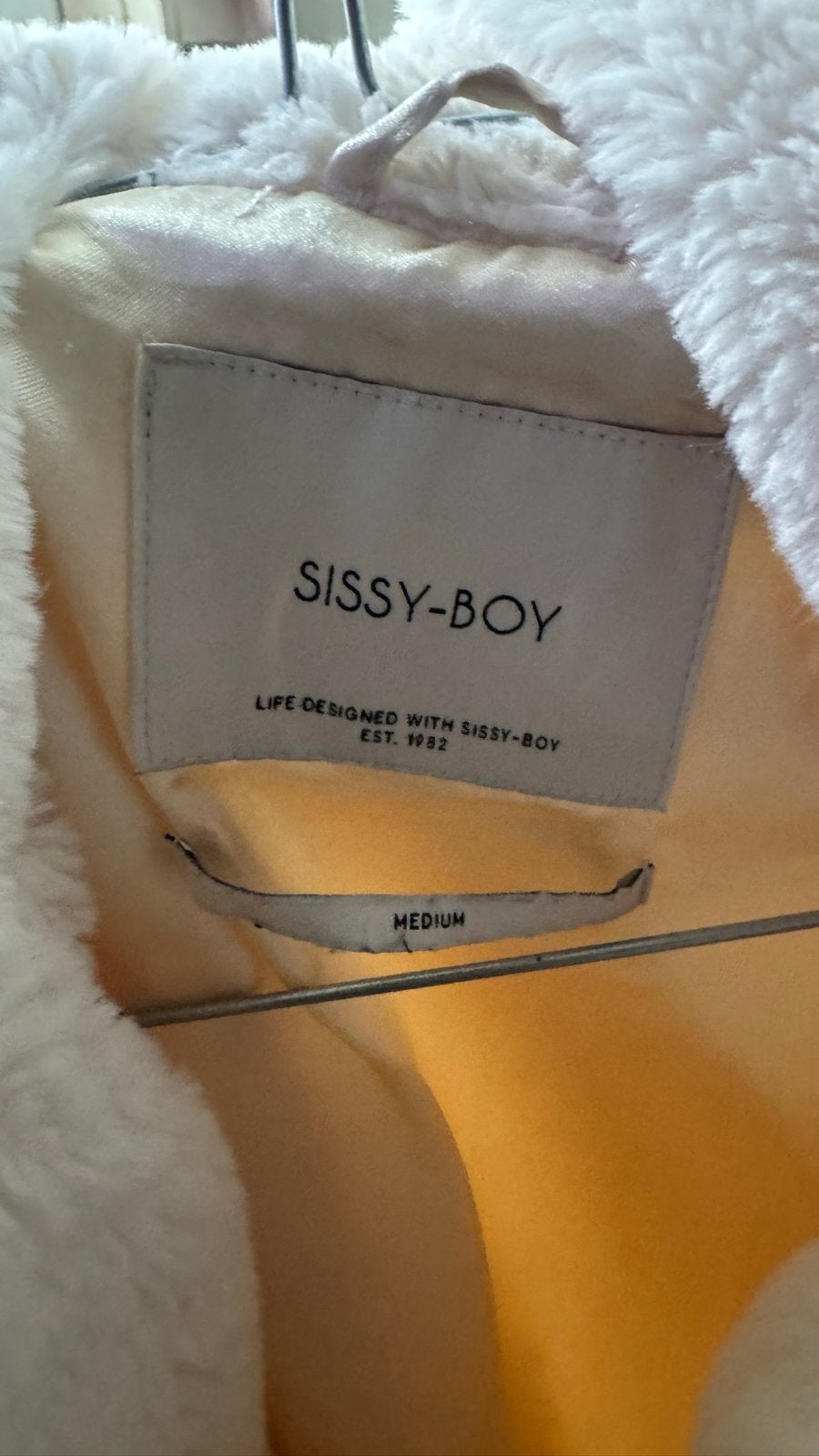 Sissy-Boy teddy jasje maat M, Kleding | Dames, Ophalen of Verzenden, Zo goed als nieuw, Maat 38/40 (M), Wit