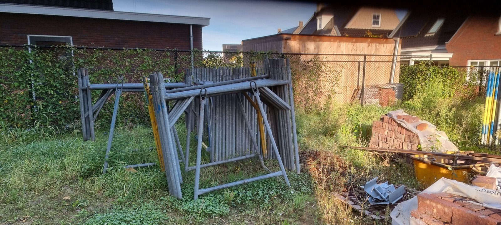 steiger, Doe-het-zelf en Verbouw, Ophalen, Gebruikt, Gevelsteiger, 5 meter of hoger