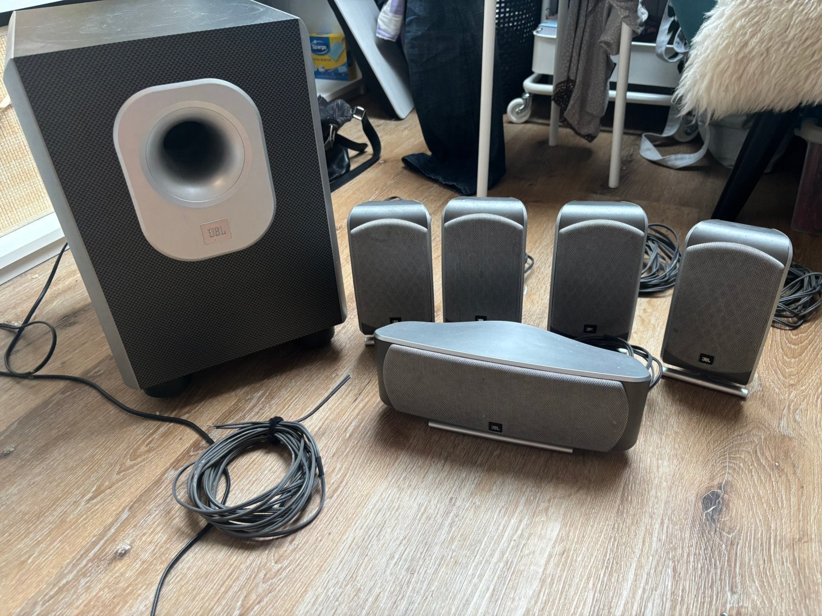 Set met subwoofer en boxjes, Overige merken, Soundbar, 70 watt of meer, Ophalen of Verzenden