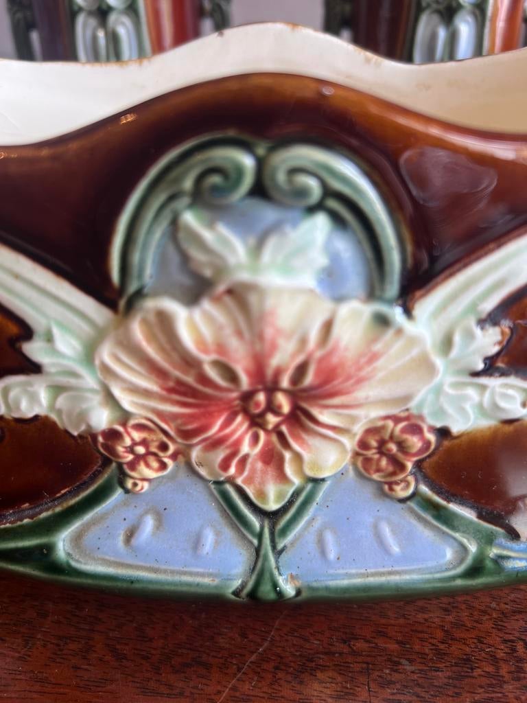 3-delige Art Nouveau Aardewerk Vaas Antiek, Antiek en Kunst, Antiek | Keramiek en Aardewerk, Ophalen of Verzenden